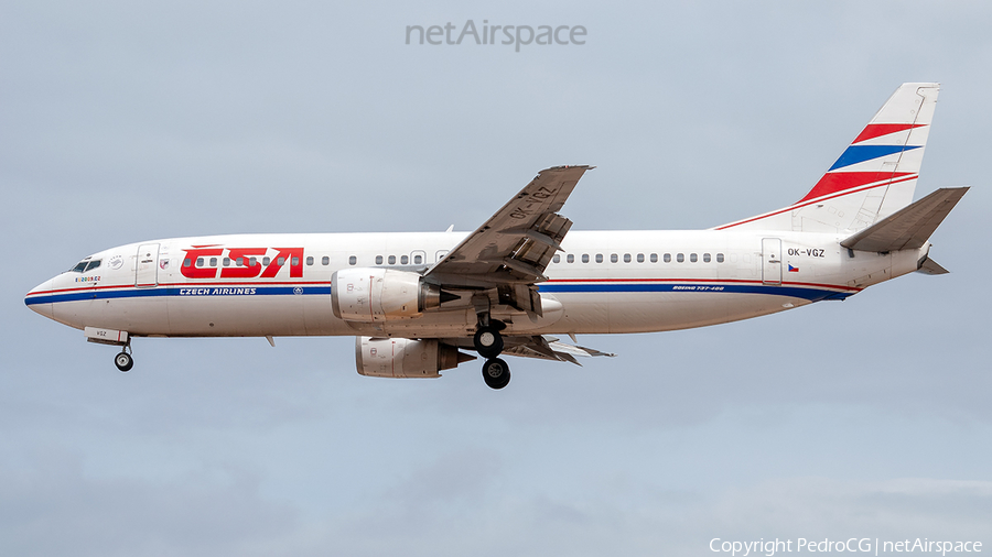 CSA Czech Airlines Boeing 737-4Y0 (OK-VGZ) | Photo 468652