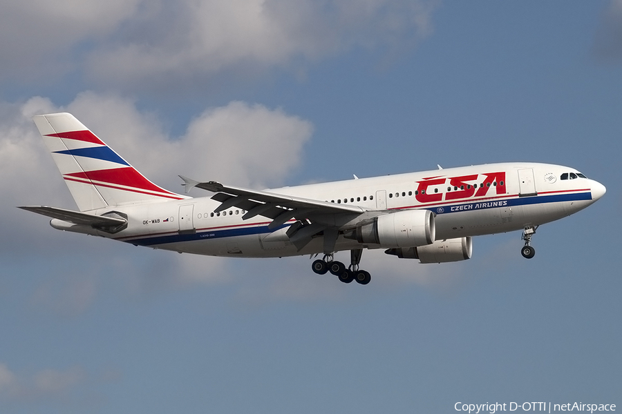 CSA Czech Airlines Airbus A310-304 (OK-WAB) | Photo 177406