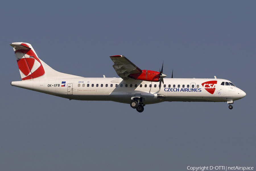 CSA Czech Airlines ATR 72-202 (OK-XFB) | Photo 273397
