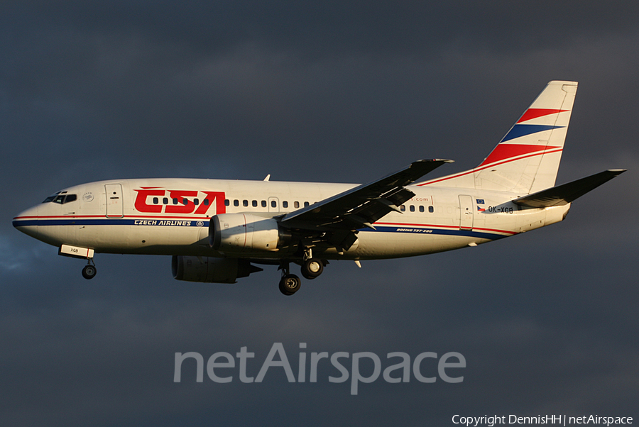 CSA Czech Airlines Boeing 737-55S (OK-XGB) | Photo 408255