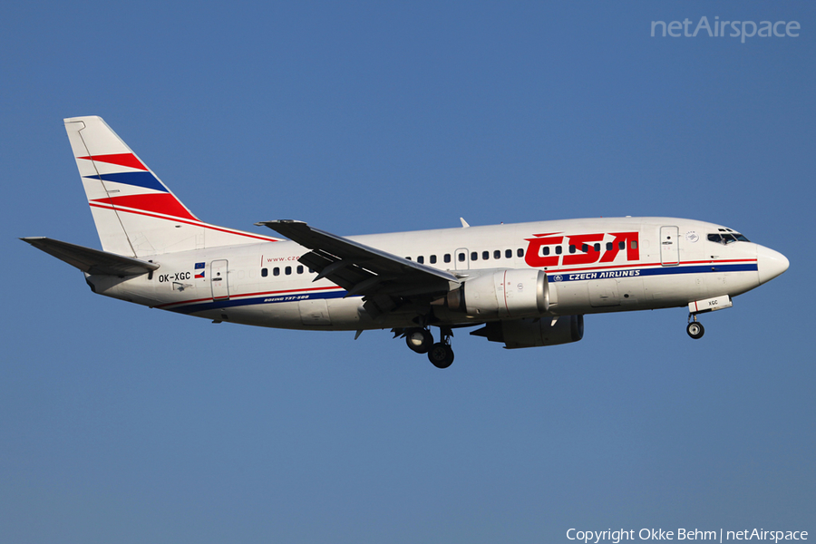 CSA Czech Airlines Boeing 737-55S (OK-XGC) | Photo 52296