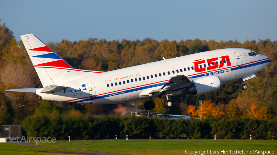 CSA Czech Airlines Boeing 737-55S (OK-XGD) | Photo 437324