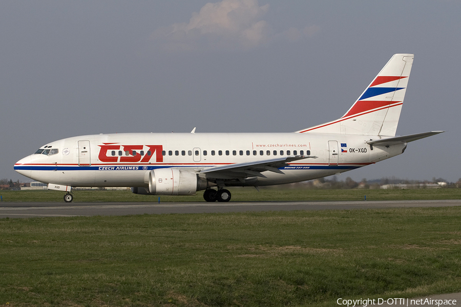 CSA Czech Airlines Boeing 737-55S (OK-XGD) | Photo 273097