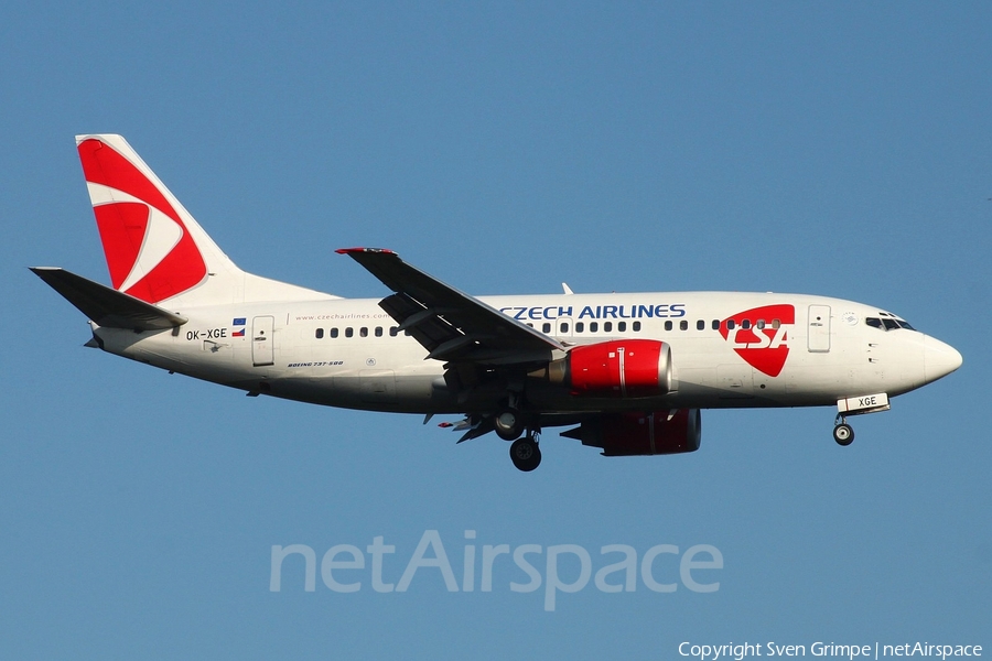 CSA Czech Airlines Boeing 737-55S (OK-XGE) | Photo 11346