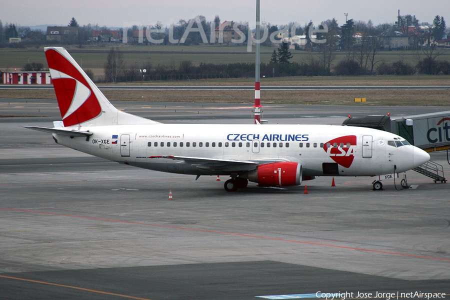 CSA Czech Airlines Boeing 737-55S (OK-XGE) | Photo 441731