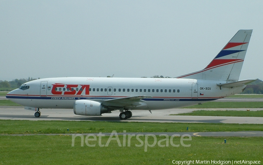 CSA Czech Airlines Boeing 737-5H6 (OK-XGV) | Photo 102622