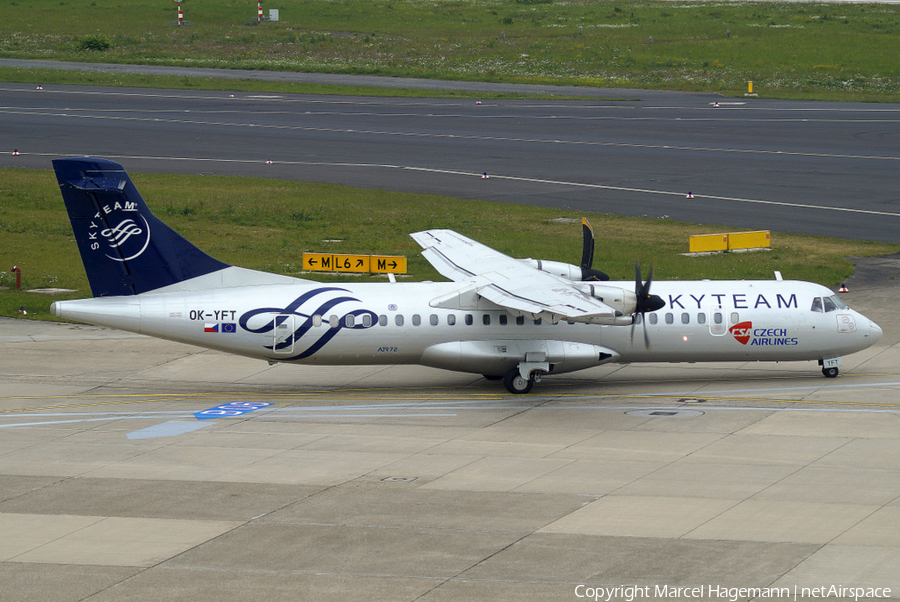 CSA Czech Airlines ATR 72-212 (OK-YFT) | Photo 125431