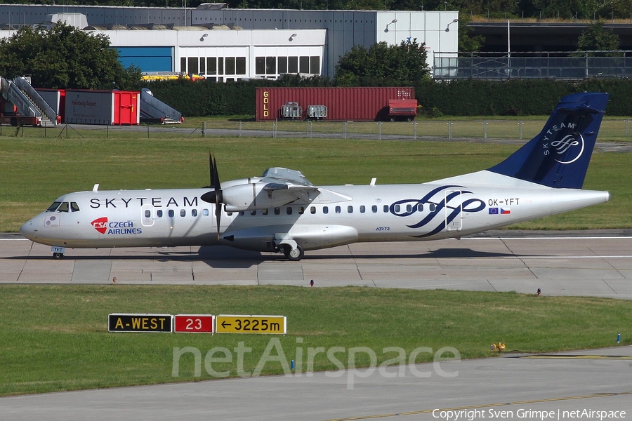 CSA Czech Airlines ATR 72-212 (OK-YFT) | Photo 51134