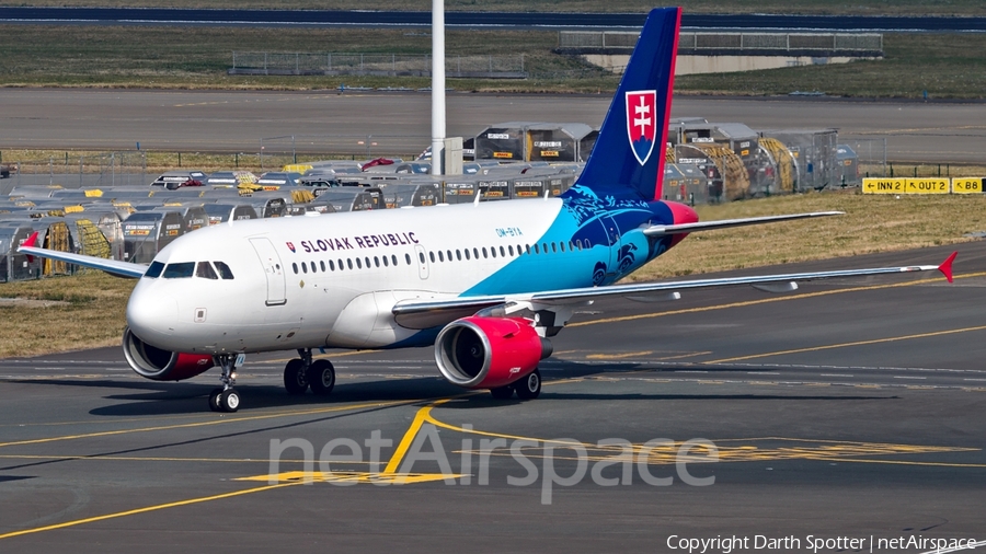 Slovak Government Flying Service Airbus A319-115X CJ (OM-BYA) | Photo 282436