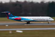 Slovak Government Flying Service Fokker 100 (OM-BYC) at  Hamburg - Fuhlsbuettel (Helmut Schmidt), Germany