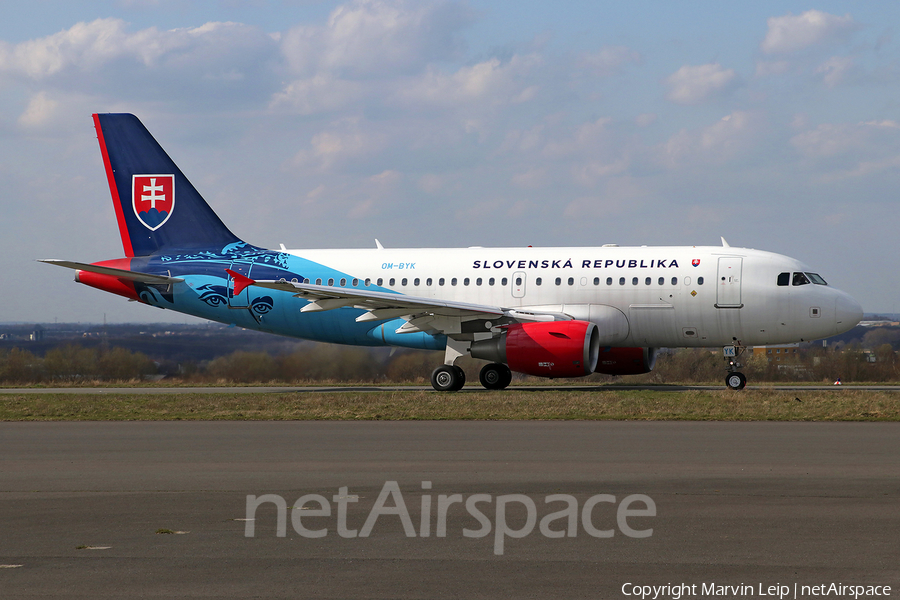 Slovak Government Flying Service Airbus A319-115 CJ (OM-BYK) | Photo 489827