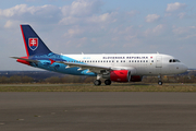 Slovak Government Flying Service Airbus A319-115 CJ (OM-BYK) at  Dortmund, Germany