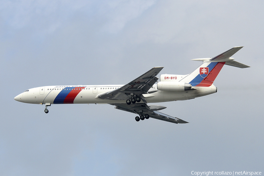 Slovak Government Flying Service Tupolev Tu-154M (OM-BYO) | Photo 12596