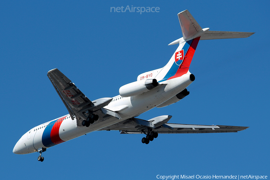 Slovak Government Flying Service Tupolev Tu-154M (OM-BYO) | Photo 117642