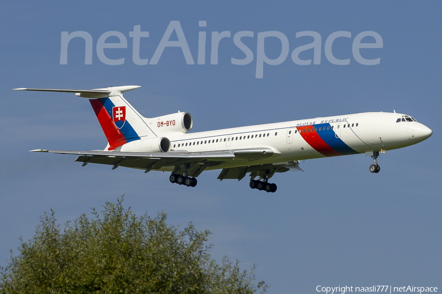 Slovak Government Flying Service Tupolev Tu-154M (OM-BYO) | Photo 12183