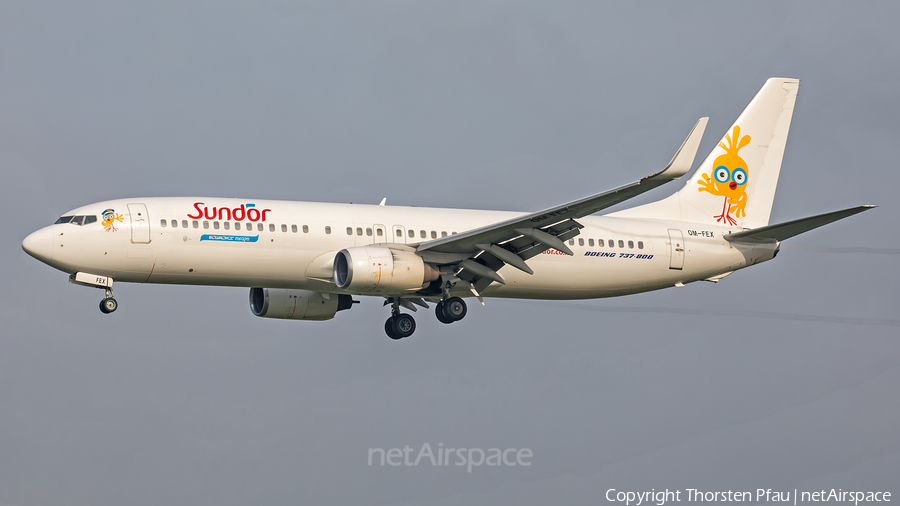 Sun d'Or (Air Explore) Boeing 737-8Q8 (OM-FEX) | Photo 344620