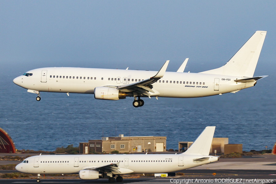 Sun d'Or (Air Explore) Boeing 737-8Q8 (OM-FEX) | Photo 378888