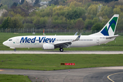 Med-View Airlines Boeing 737-8AS (OM-GEX) at  Dusseldorf - International, Germany