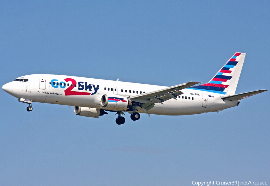 Go2Sky Boeing 737-4Q8 (OM-GTA) | Photo 106885
