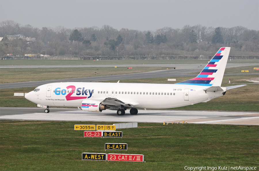 Go2Sky Boeing 737-4Q8 (OM-GTA) | Photo 73139