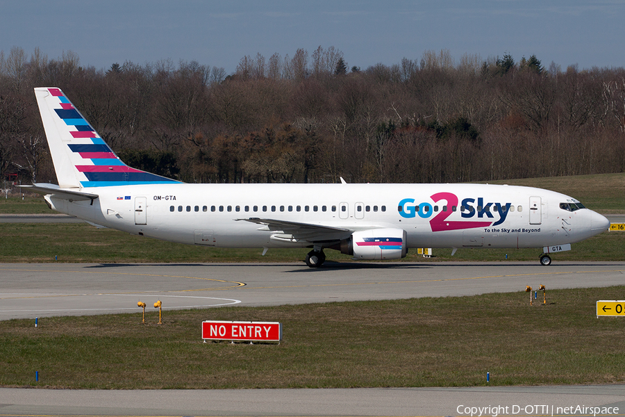 Go2Sky Boeing 737-4Q8 (OM-GTA) | Photo 486874
