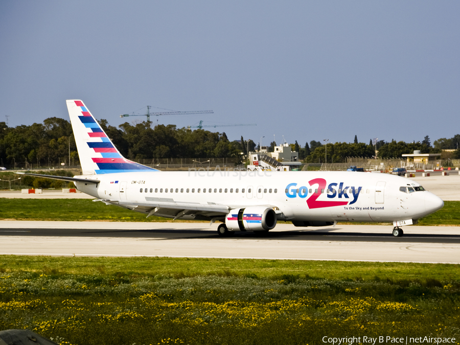 Go2Sky Boeing 737-4Q8 (OM-GTA) | Photo 44221