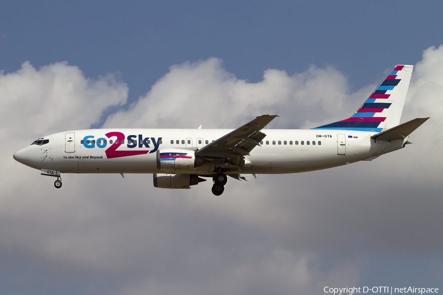 Go2Sky Boeing 737-4Q8 (OM-GTA) | Photo 416133