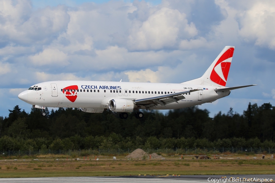 CSA Czech Airlines Boeing 737-49R (OM-GTB) | Photo 125907