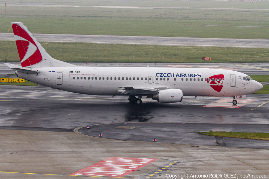 CSA Czech Airlines Boeing 737-49R (OM-GTB) | Photo 379188