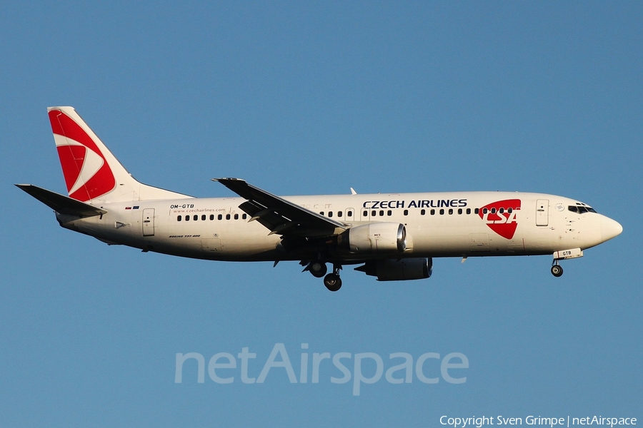 CSA Czech Airlines Boeing 737-49R (OM-GTB) | Photo 121011