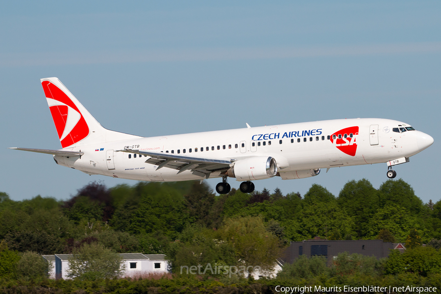CSA Czech Airlines Boeing 737-49R (OM-GTB) | Photo 142347