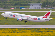 Go2Sky Boeing 737-49R (OM-GTB) at  Dusseldorf - International, Germany