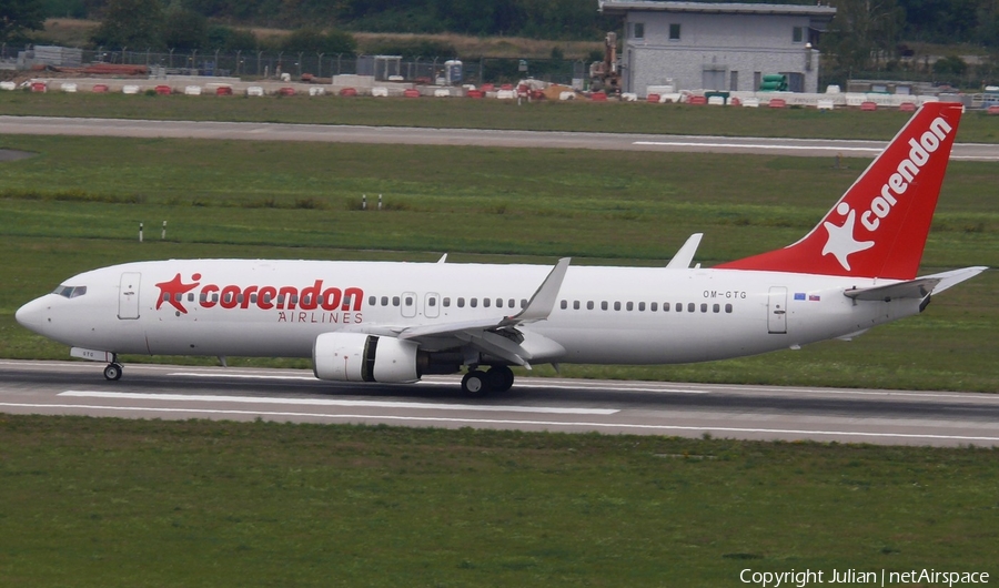 Corendon Airlines Boeing 737-84P (OM-GTG) | Photo 397120