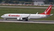 Corendon Airlines Boeing 737-84P (OM-GTG) at  Dusseldorf - International, Germany