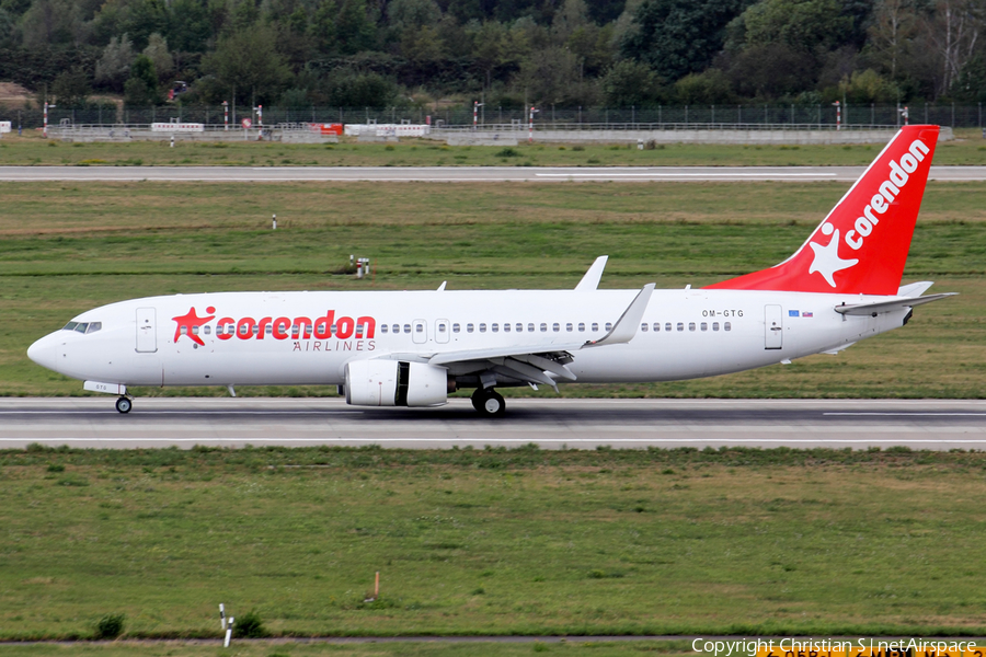 Corendon Airlines Boeing 737-84P (OM-GTG) | Photo 399933