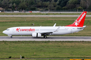 Corendon Airlines Boeing 737-84P (OM-GTG) at  Dusseldorf - International, Germany