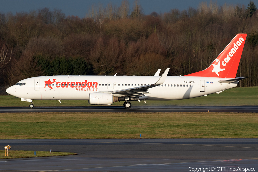 Corendon Airlines Boeing 737-84P (OM-GTG) | Photo 363248