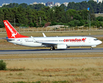 Corendon Airlines Boeing 737-8BK (OM-GTH) at  Antalya, Turkey