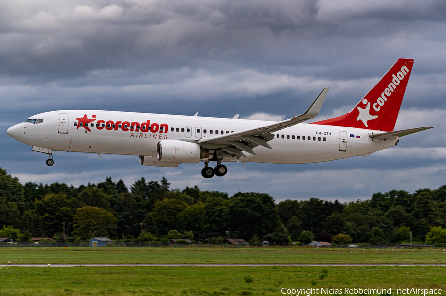 Corendon Airlines Boeing 737-8BK (OM-GTH) | Photo 469321