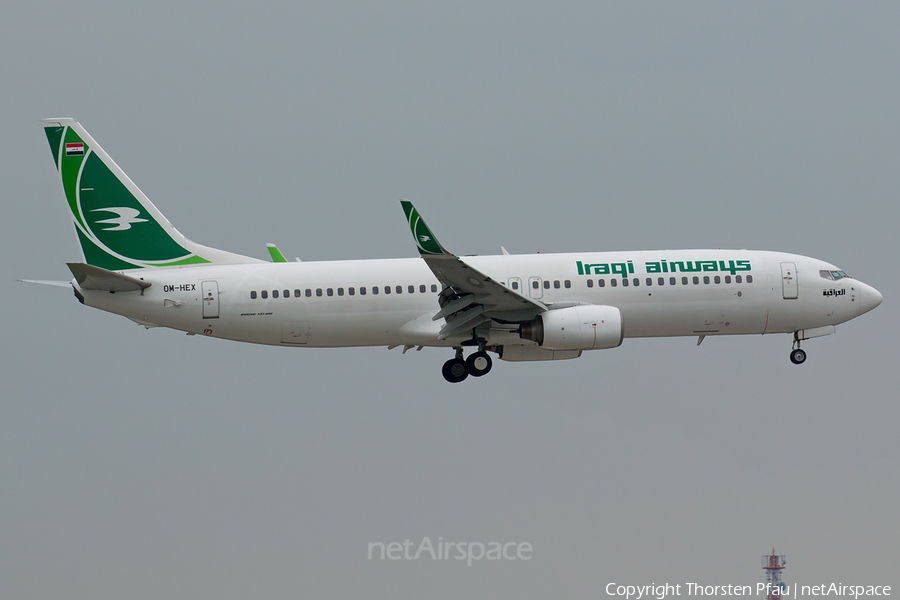 Iraqi Airways (Air Explore) Boeing 737-81Q (OM-HEX) | Photo 107770