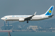 Palau Airways Boeing 737-81Q (OM-HEX) at  Hong Kong - Chek Lap Kok International, Hong Kong