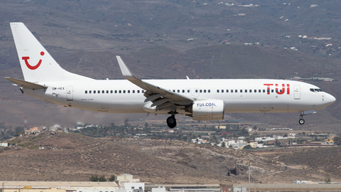 TUI Airlines Netherlands (AirExplore) Boeing 737-81Q (OM-HEX) at  Gran Canaria, Spain