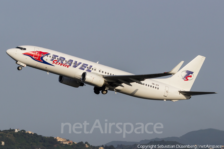 Travel Service Boeing 737-8AS (OM-JEX) | Photo 256589