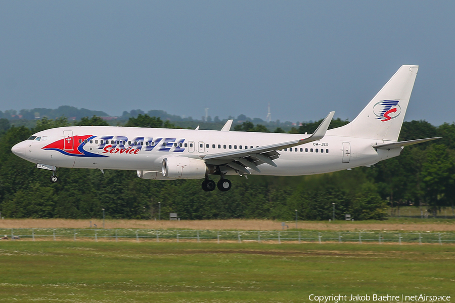 Travel Service Boeing 737-8AS (OM-JEX) | Photo 244474