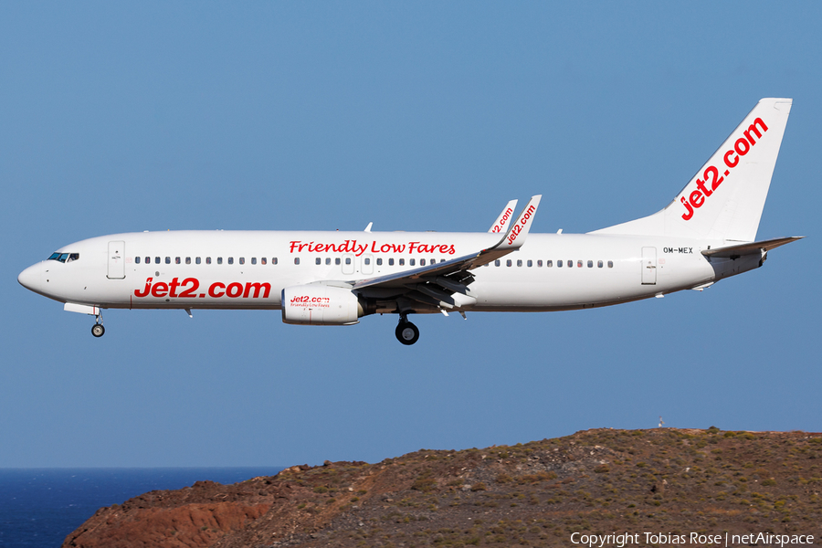 Jet2 Boeing 737-8GJ (OM-MEX) | Photo 579028
