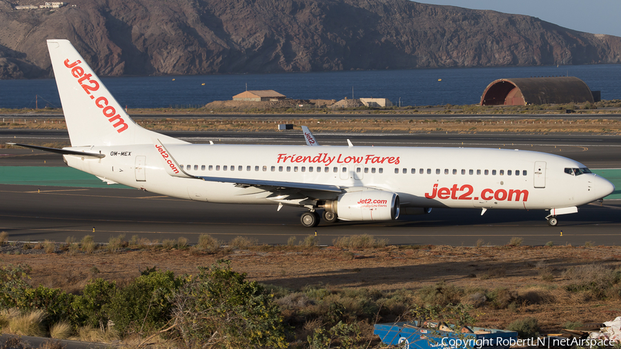 Jet2 Boeing 737-8GJ (OM-MEX) | Photo 597713