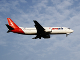 Samair Boeing 737-476 (OM-SAA) at  Luqa - Malta International, Malta