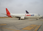 Samair Boeing 737-476 (OM-SAA) at  Luqa - Malta International, Malta
