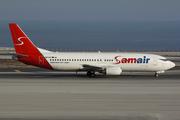 Samair Boeing 737-476 (OM-SAA) at  Tenerife Sur - Reina Sofia, Spain