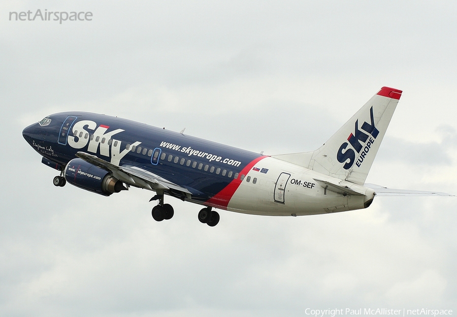 SkyEurope Boeing 737-5Y0 (OM-SEF) | Photo 5409